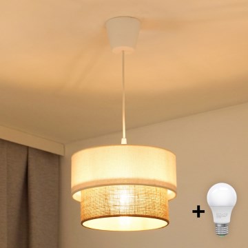Brilagi - Candeeiro suspenso LED BOHO STYLE 1xE27/15W/230V diâmetro 25 cm