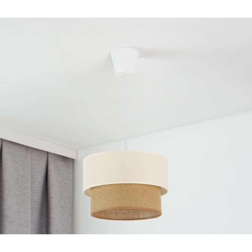 Brilagi - Candeeiro suspenso LED BOHO STYLE 1xE27/15W/230V diâmetro 25 cm