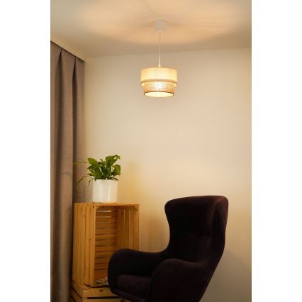 Brilagi - Candeeiro suspenso LED BOHO STYLE 1xE27/15W/230V diâmetro 25 cm