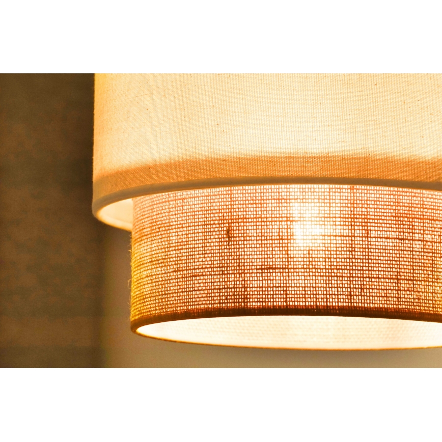 Brilagi - Candeeiro suspenso LED BOHO STYLE 1xE27/15W/230V diâmetro 25 cm