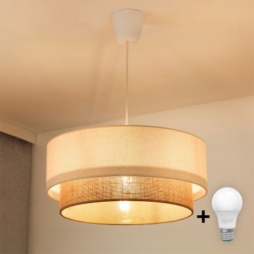 Brilagi - Candeeiro suspenso LED BOHO STYLE 1xE27/15W/230V diâmetro 40 cm