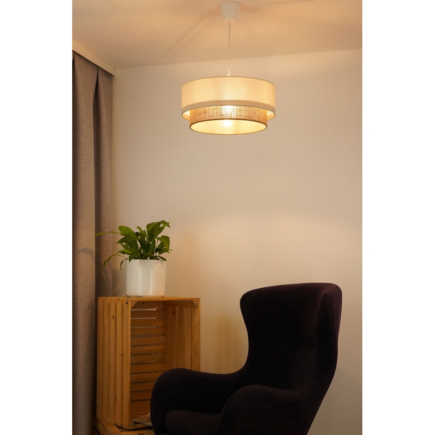 Brilagi - Candeeiro suspenso LED BOHO STYLE 1xE27/15W/230V diâmetro 40 cm