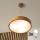 Brilagi - Candeeiro suspenso LED CARVALHO 3xE27/60W/230V carvalho diâmetro 47,5 cm