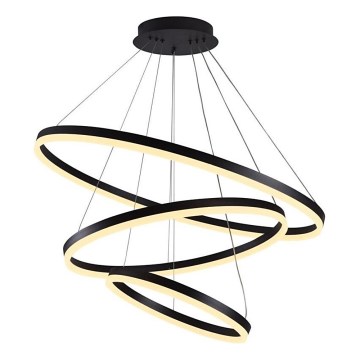 Brilagi - Candeeiro suspenso LED com regulação CIRCLE LED/125W/230V 3000-6500K preto + comando