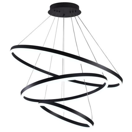 Brilagi - Candeeiro suspenso LED com regulação CIRCLE LED/125W/230V 3000-6500K preto + comando