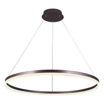 Brilagi - Candeeiro suspenso LED com regulação CIRCLE LED/55W/230V 3000-6500K castanho + comando