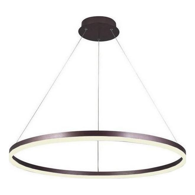 Brilagi - Candeeiro suspenso LED com regulação CIRCLE LED/55W/230V 3000-6500K castanho + comando