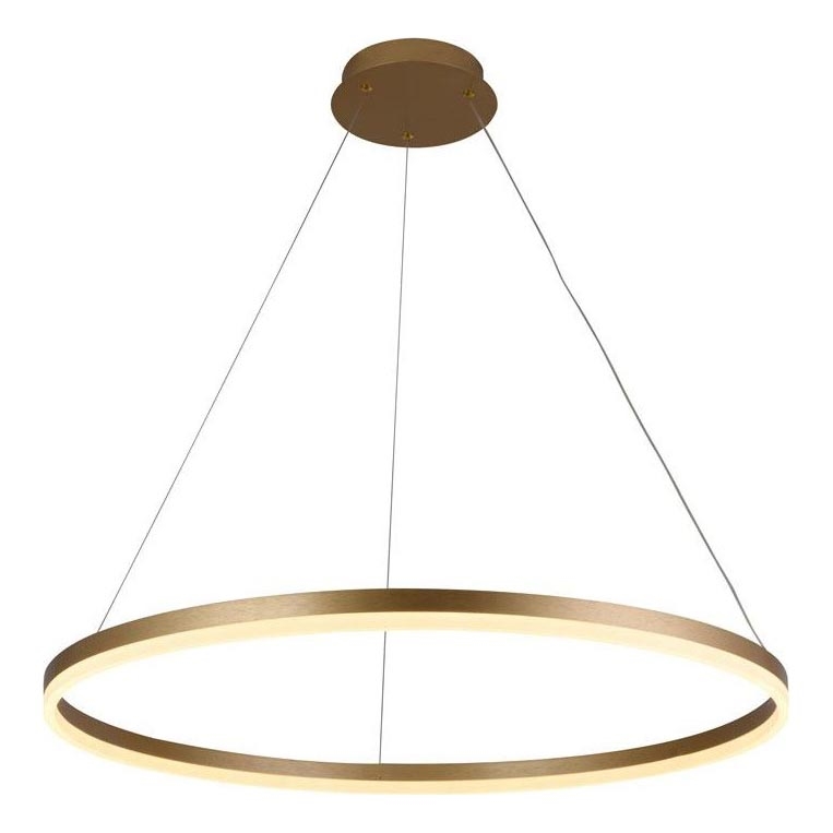 Brilagi - Candeeiro suspenso LED com regulação CIRCLE LED/55W/230V 3000-6500K dourado + comando