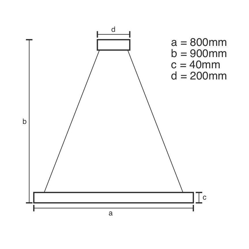 Brilagi - Candeeiro suspenso LED com regulação CIRCLE LED/55W/230V 3000-6500K prateado + comando