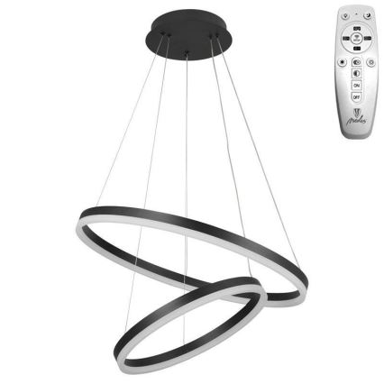 Brilagi - Candeeiro suspenso LED com regulação CIRCLE LED/70W/230V 3000-6500K preto + comando