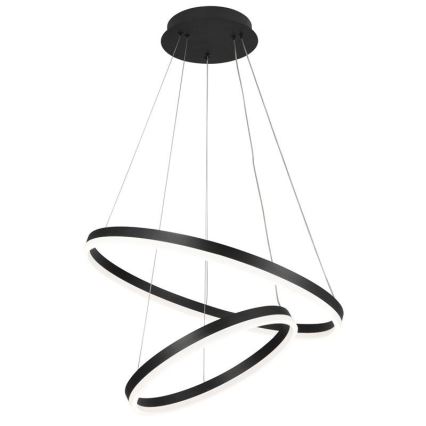 Brilagi - Candeeiro suspenso LED com regulação CIRCLE LED/70W/230V 3000-6500K preto + comando