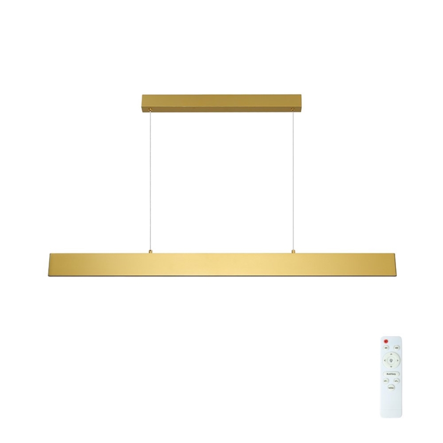 Brilagi - Candeeiro suspenso LED com regulação SLIMLINE LED/40W/230V 3000-6000K dourado + comando