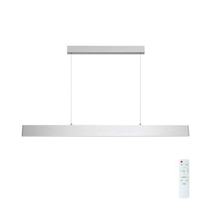 Brilagi - Candeeiro suspenso LED com regulação SLIMLINE LED/40W/230V 3000-6000K prateado + comando