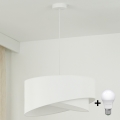 Brilagi - Candeeiro suspenso LED LYRA 1xE27/15W/230V branco
