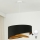 Brilagi - Candeeiro suspenso LED LYRA 1xE27/15W/230V preto/creme/dourado