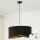 Brilagi - Candeeiro suspenso LED LYRA 1xE27/15W/230V preto/dourado