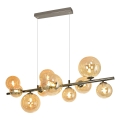 Brilagi - Candeeiro suspenso LED MILLA 10xG9/3W/230V cromado brilhante/dourado