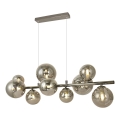 Brilagi - Candeeiro suspenso LED MILLA 10xG9/3W/230V cromado brilhante/fumado