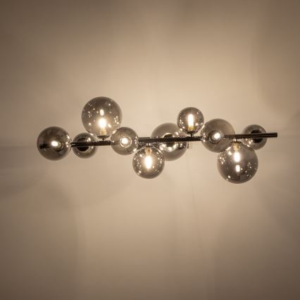 Brilagi - Candeeiro suspenso LED MILLA 10xG9/3W/230V cromado brilhante/fumado