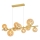 Brilagi - Candeeiro suspenso LED MILLA 10xG9/3W/230V dourado