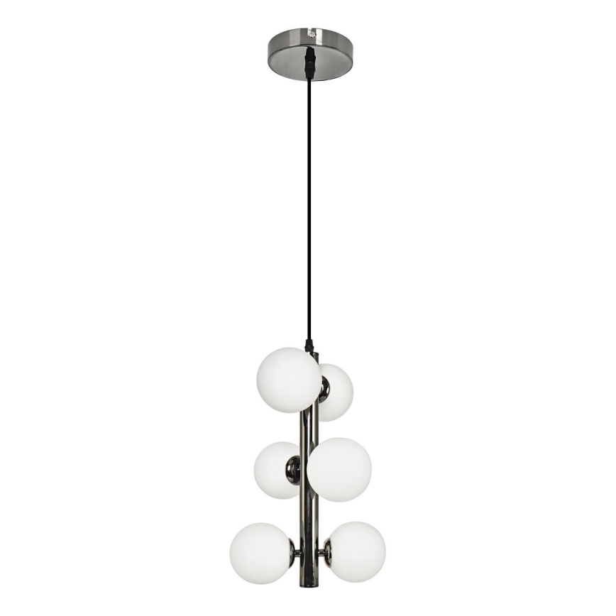 Brilagi - Candeeiro suspenso LED MILLA 6xG9/3W/230V cromado brilhante/branco
