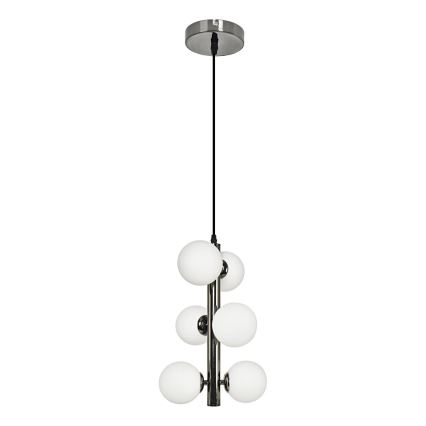 Brilagi - Candeeiro suspenso LED MILLA 6xG9/3W/230V cromado brilhante/branco