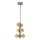 Brilagi - Candeeiro suspenso LED MILLA 6xG9/3W/230V cromado brilhante/dourado
