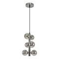 Brilagi - Candeeiro suspenso LED MILLA 6xG9/3W/230V cromado brilhante/fumado