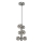 Brilagi - Candeeiro suspenso LED MILLA 6xG9/3W/230V cromado brilhante/fumado