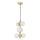 Brilagi - Candeeiro suspenso LED MILLA 6xG9/3W/230V dourado/branco