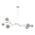 Brilagi - Candeeiro suspenso LED MISTEL 6xG9/3W/230V cromado brilhante/fumado
