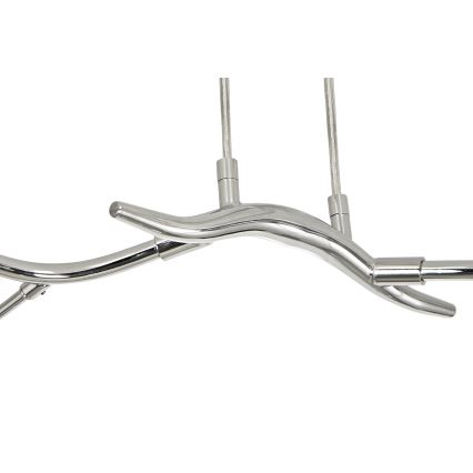 Brilagi - Candeeiro suspenso LED MISTEL 6xG9/3W/230V cromado brilhante/fumado