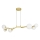 Brilagi - Candeeiro suspenso LED MISTEL 6xG9/3W/230V dourado/branco