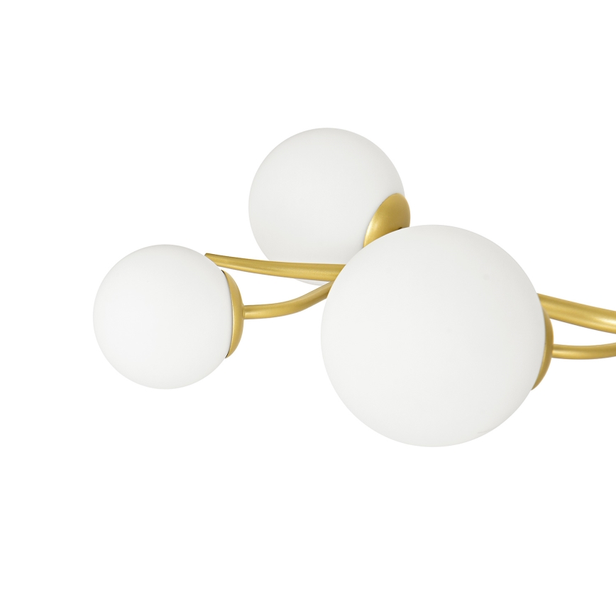 Brilagi - Candeeiro suspenso LED MISTEL 6xG9/3W/230V dourado/branco