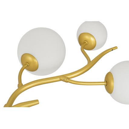 Brilagi - Candeeiro suspenso LED MISTEL 6xG9/3W/230V dourado/branco