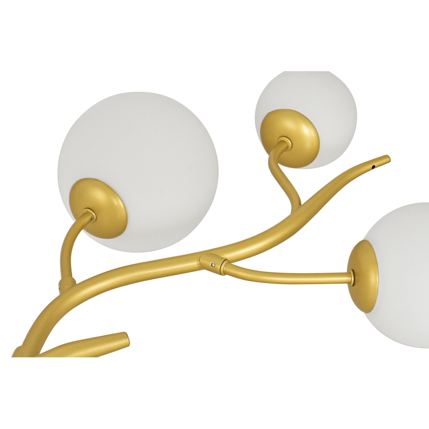 Brilagi - Candeeiro suspenso LED MISTEL 6xG9/3W/230V dourado/branco