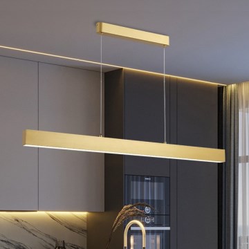 Brilagi - Candeeiro suspenso LED SLEEKLINE LED/40W/230V 3000/4500/6000K dourado