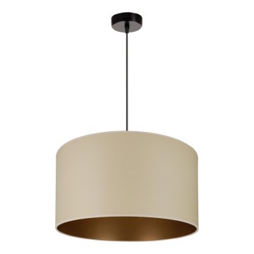 Brilagi - Candeeiro suspenso OREGON ROLLER VEGE 1xE27/15W/230V diâmetro 45 cm bege