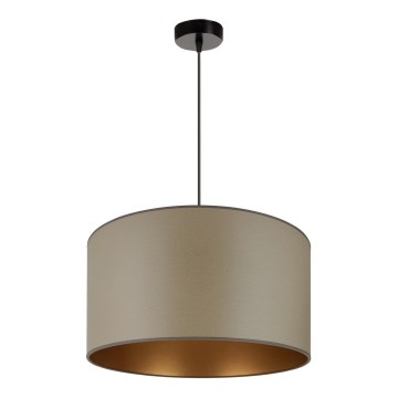 Brilagi - Candeeiro suspenso OREGON ROLLER VEGE 1xE27/15W/230V diâmetro 45 cm cinzento