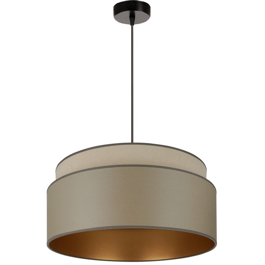 Brilagi - Candeeiro suspenso OREGON VEGE 1xE27/15W/230V diâmetro 45 cm cinzento