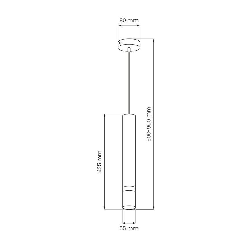 Brilagi - Candeeiro suspenso POKER 1xGU10/25W/230V bege/dourado