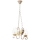 Brilagi - Candeeiro suspenso QUEEN 2xE14/40W/230V faia/creme