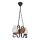 Brilagi - Candeeiro suspenso QUEEN 2xE14/40W/230V faia/nogueira