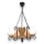 Brilagi - Candeeiro suspenso QUEEN 3xE14/40W/230V faia