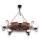 Brilagi - Candeeiro suspenso ROATA 5xE14/40W/230V faia/nogueira