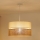 Brilagi - Candeeiro suspenso ROYAL YUTE 1xE27/15W/230V diâmetro 40 cm bege/creme