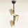 Brilagi - Candeeiro suspenso SELE VERTICAL 3xGU10/30W/230V preto/dourado