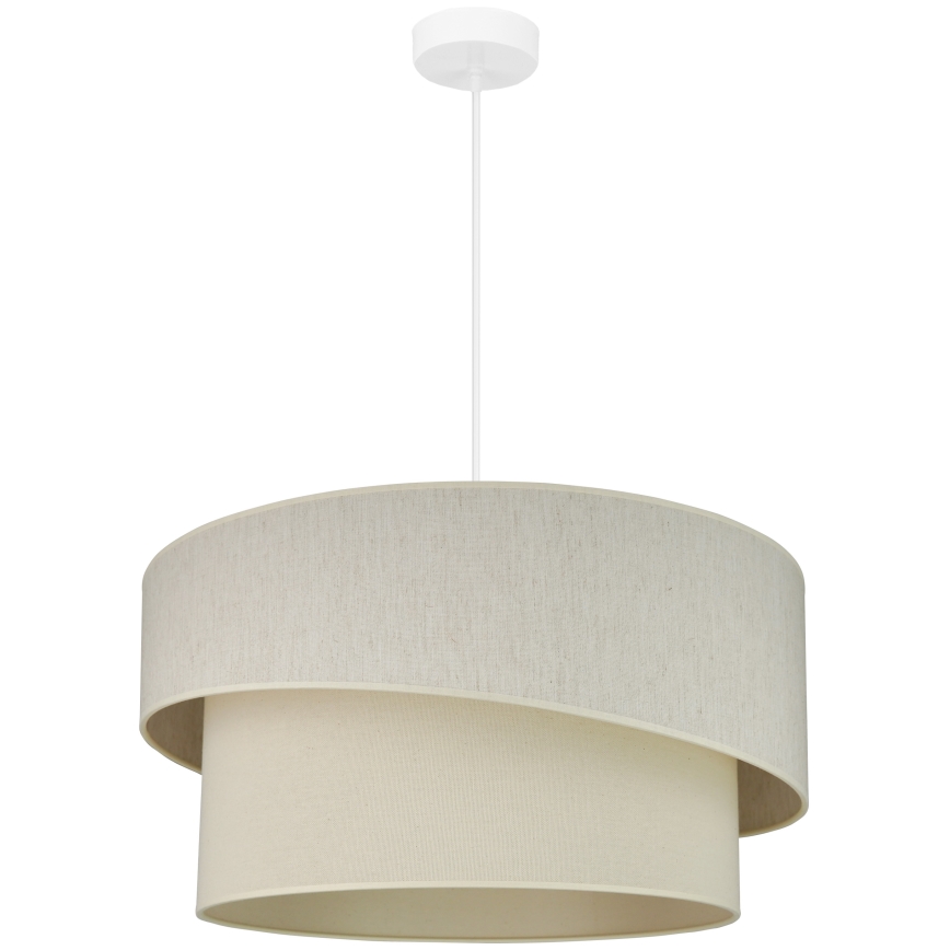 Brilagi - Candeeiro suspenso SHINE 1xE27/15W/230V diâmetro 50 cm creme