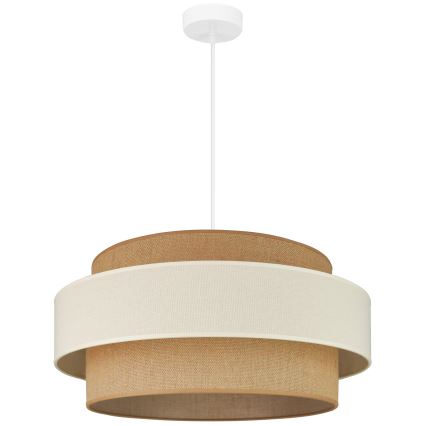 Brilagi - Candeeiro suspenso SPACE LIGHT 1xE27/15W/230V diâmetro 50 cm bege/creme