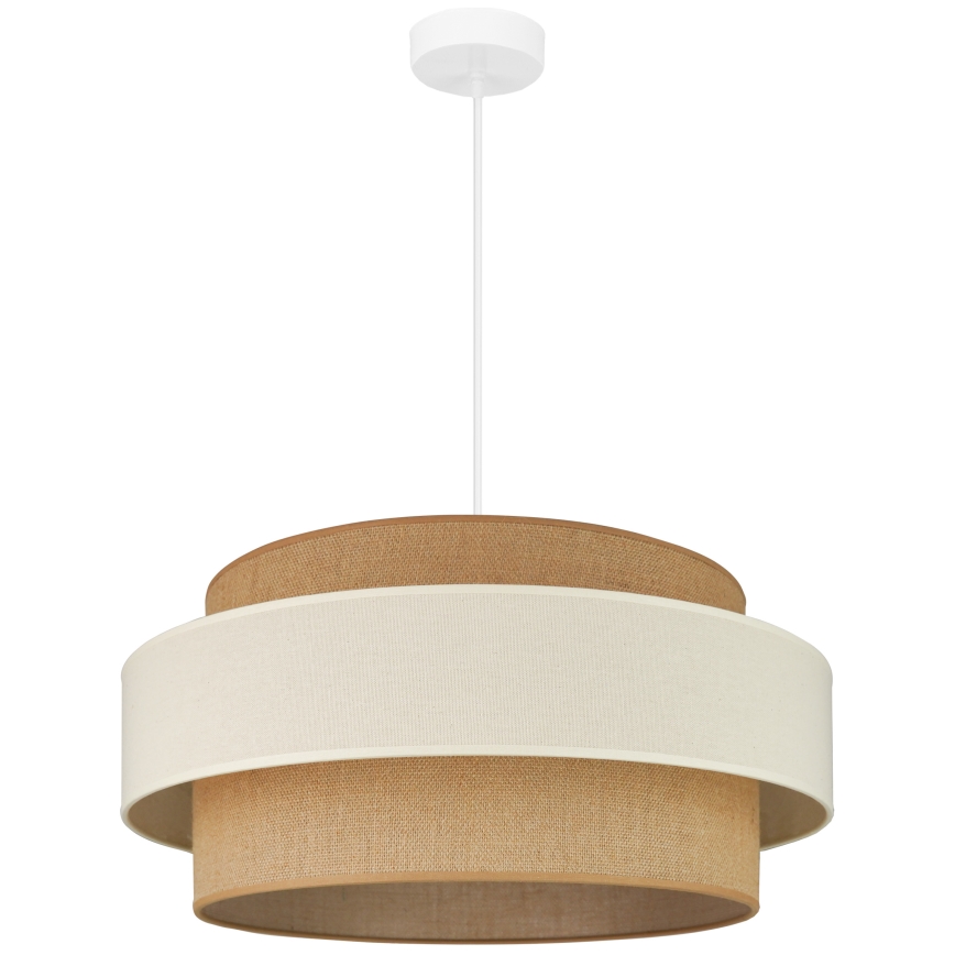 Brilagi - Candeeiro suspenso SPACE LIGHT 1xE27/15W/230V diâmetro 50 cm bege/creme